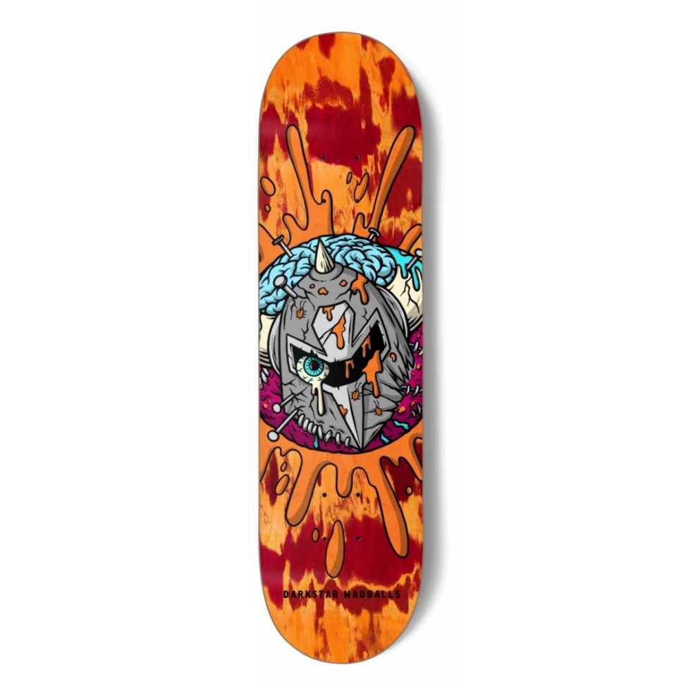Дека для скейтборда DARKSTAR Madballs Icon Hyb Orange 8 дюйм
