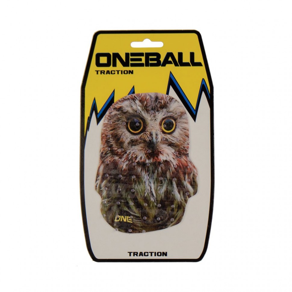 Наклейка на доску ONEBALL Traction - Owl 765857243382, цвет коричневый - фото 2