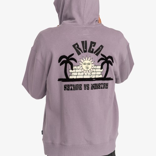 Худи RVCA Sun Trap Hoodie Gray Ridge, фото 2