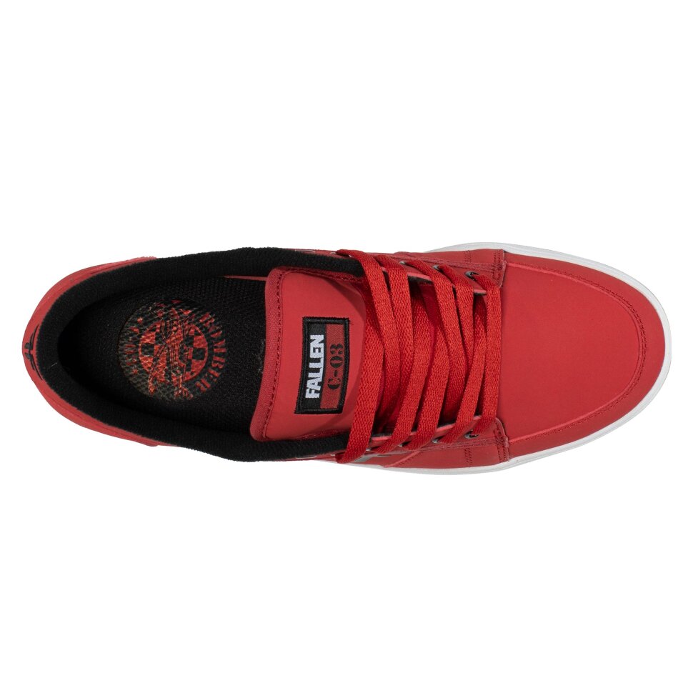 фото Кеды fallen bomber c-03-vegan red / white cupsole 2022