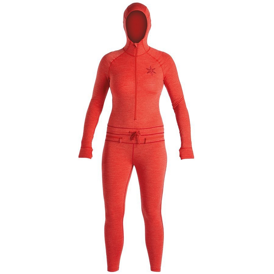 Термокомбинезон женский AIRBLASTER Merino Ninja Suit Fire 2020 847678134015, размер S, цвет красный