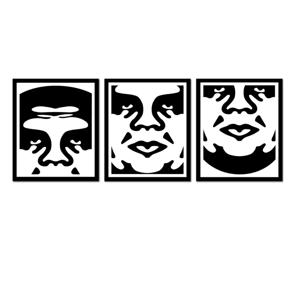 Баннер OBEY Icon Face Print - 30X40 Assorted 2023 193259312243 - фото 1