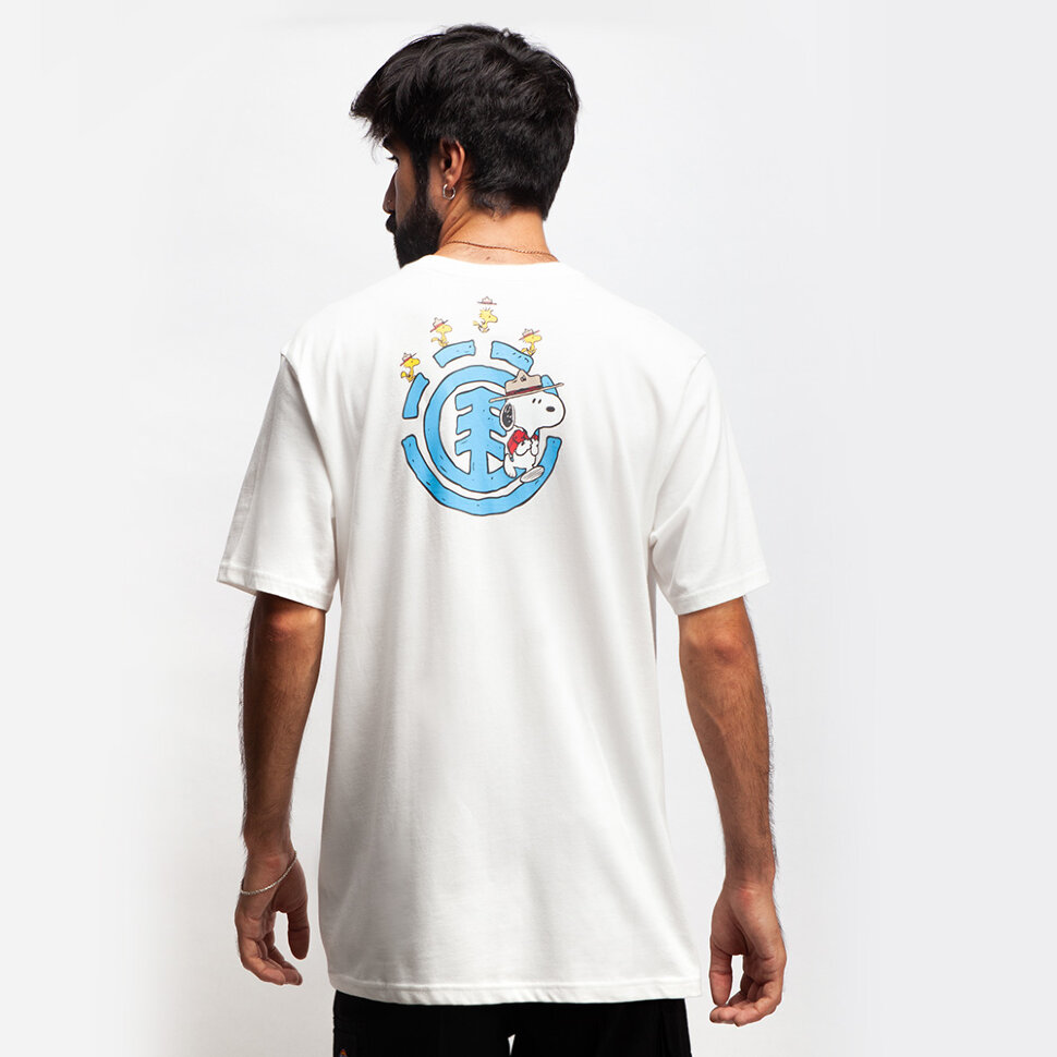 фото Футболка element peanuts emerge ss off white 2021