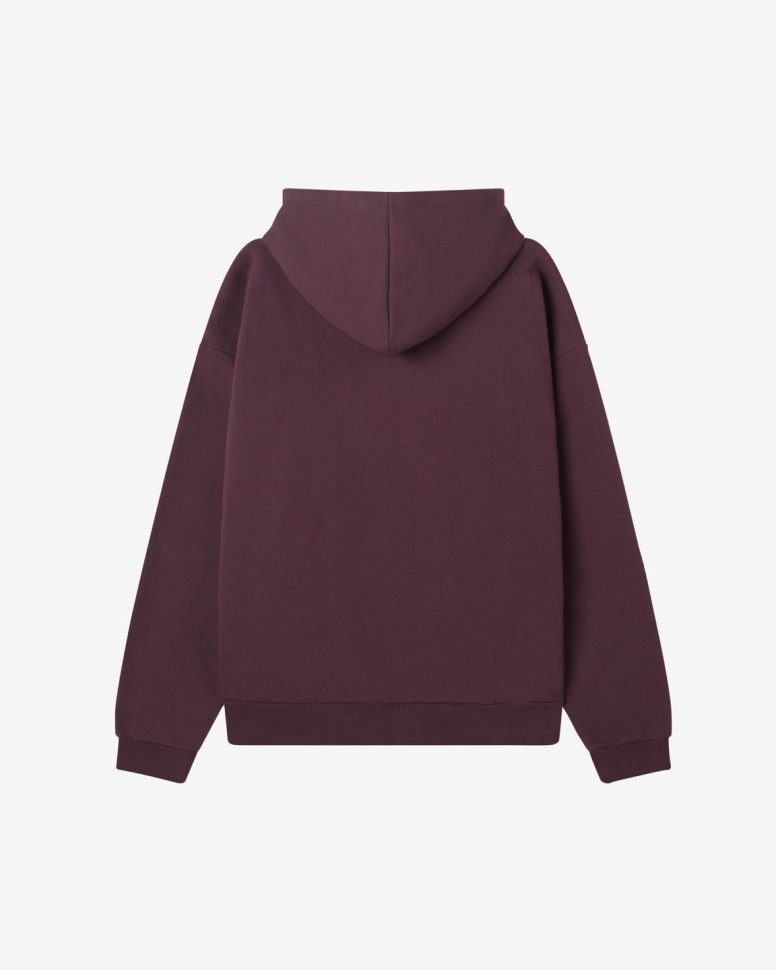Худи OBEY Collegiate Extra Heavy Hood Ii FW25 Plum Perfect фото 2