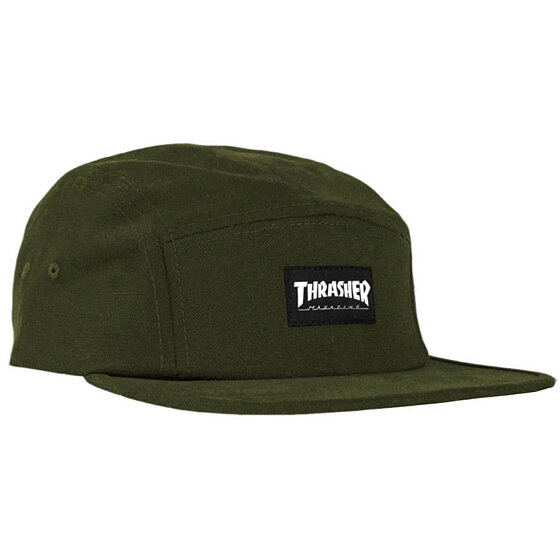 Пятипанельная кепка THRASHER 5 Panel Hat Army Green 2020, фото 1