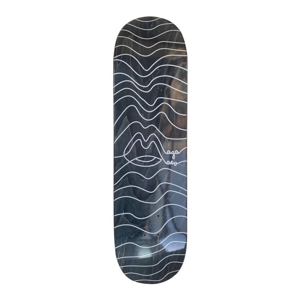 Дека Для Скейтборда MAGAMAEV Wavy Black Deck SS24 8.375X31.7