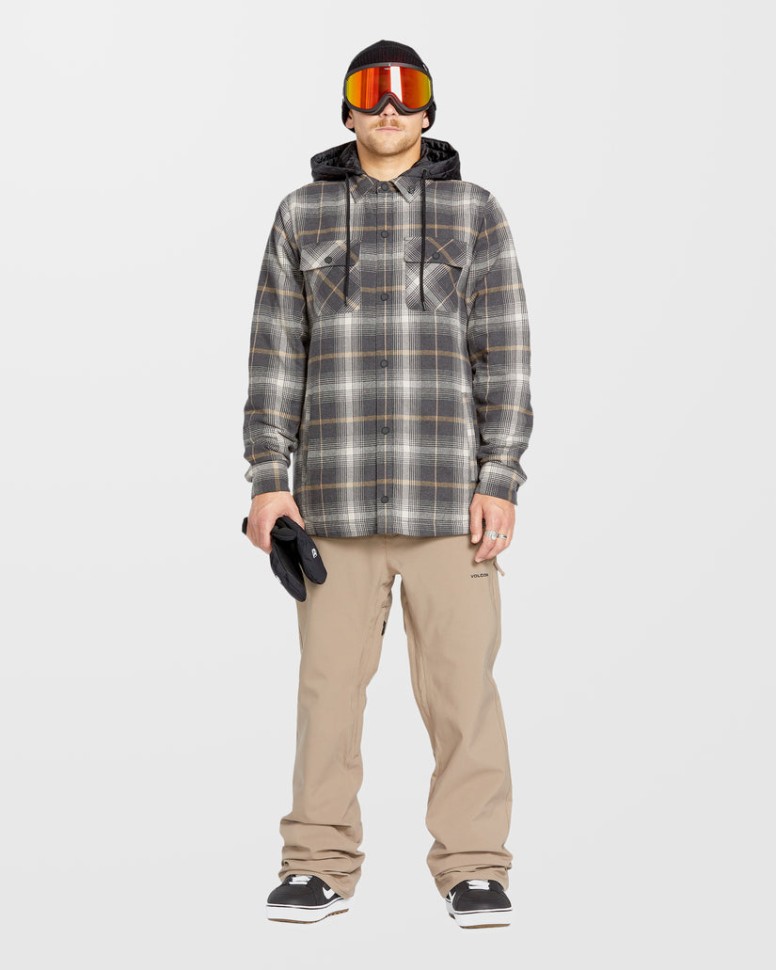 Куртка VOLCOM Ins Riding Flannel FW25 Stone фото 3