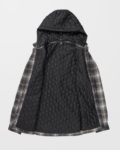 Куртка VOLCOM Ins Riding Flannel FW25 Stone, фото 4