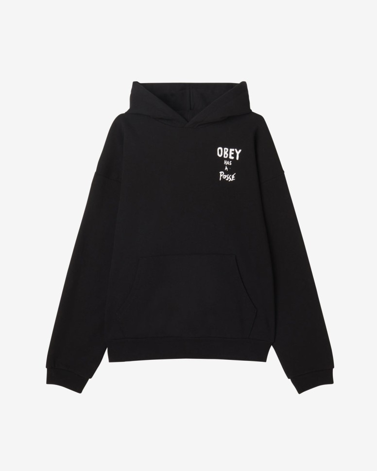 Худи OBEY Obey Posse Extra Heavy Hood FW25 Black