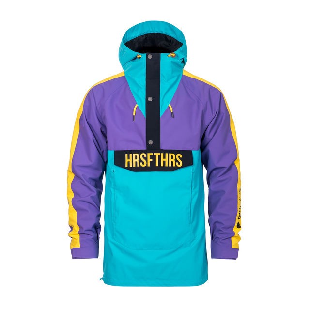 фото Анорак для сноуборда мужская horsefeathers spencer atrip jacket bluebird/violet 2020