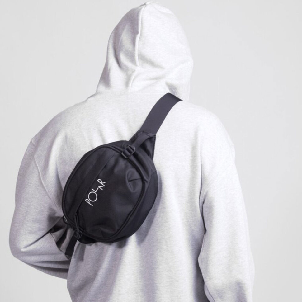 Сумка на пояс POLAR SKATE CO. Cordura Hip Bag Black 2020 фото 2