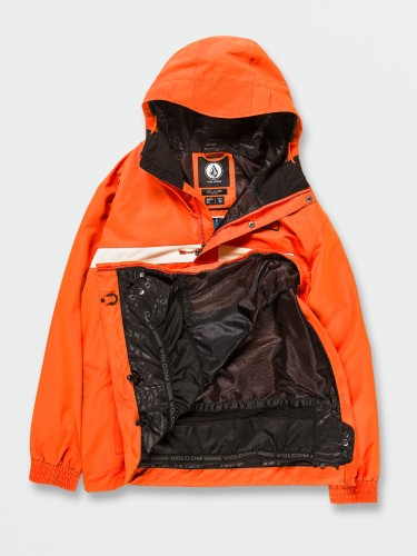 Куртка горнолыжная VOLCOM Longo Pullover Orange Shock 2023, фото 3