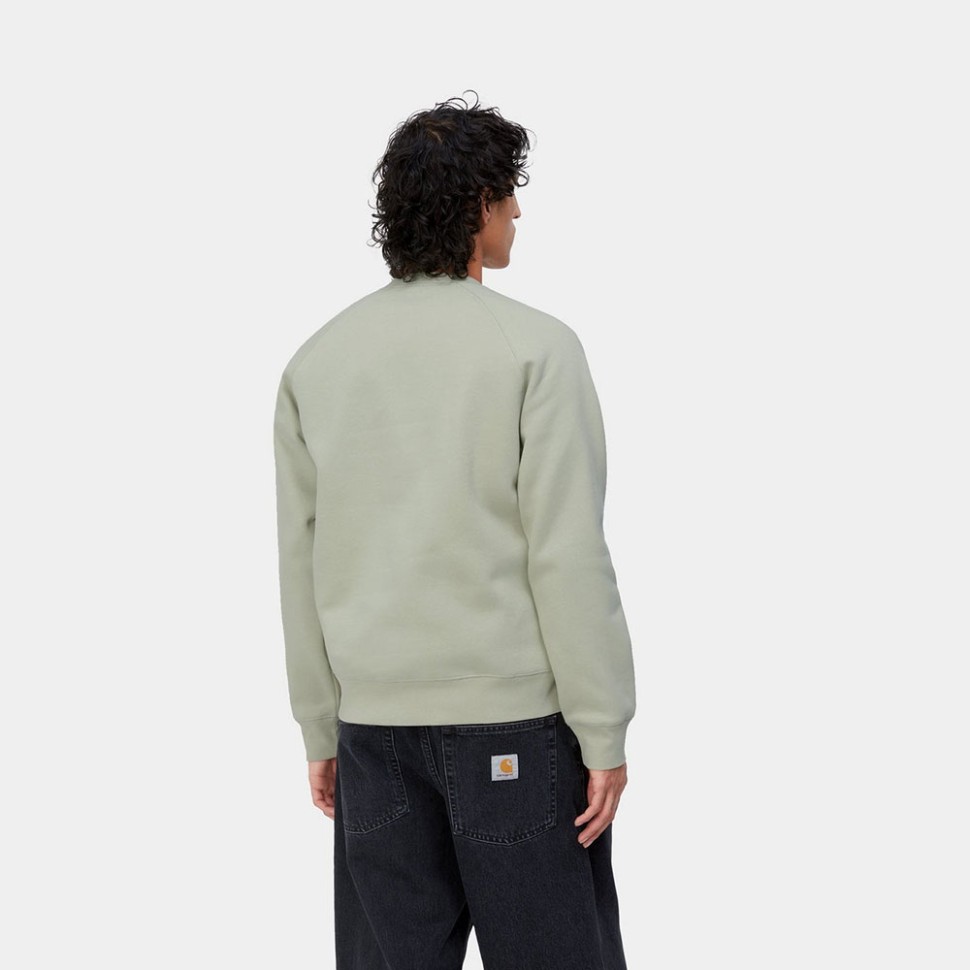 Свитшот CARHARTT WIP Chase Sweat Agave/Gold фото 4