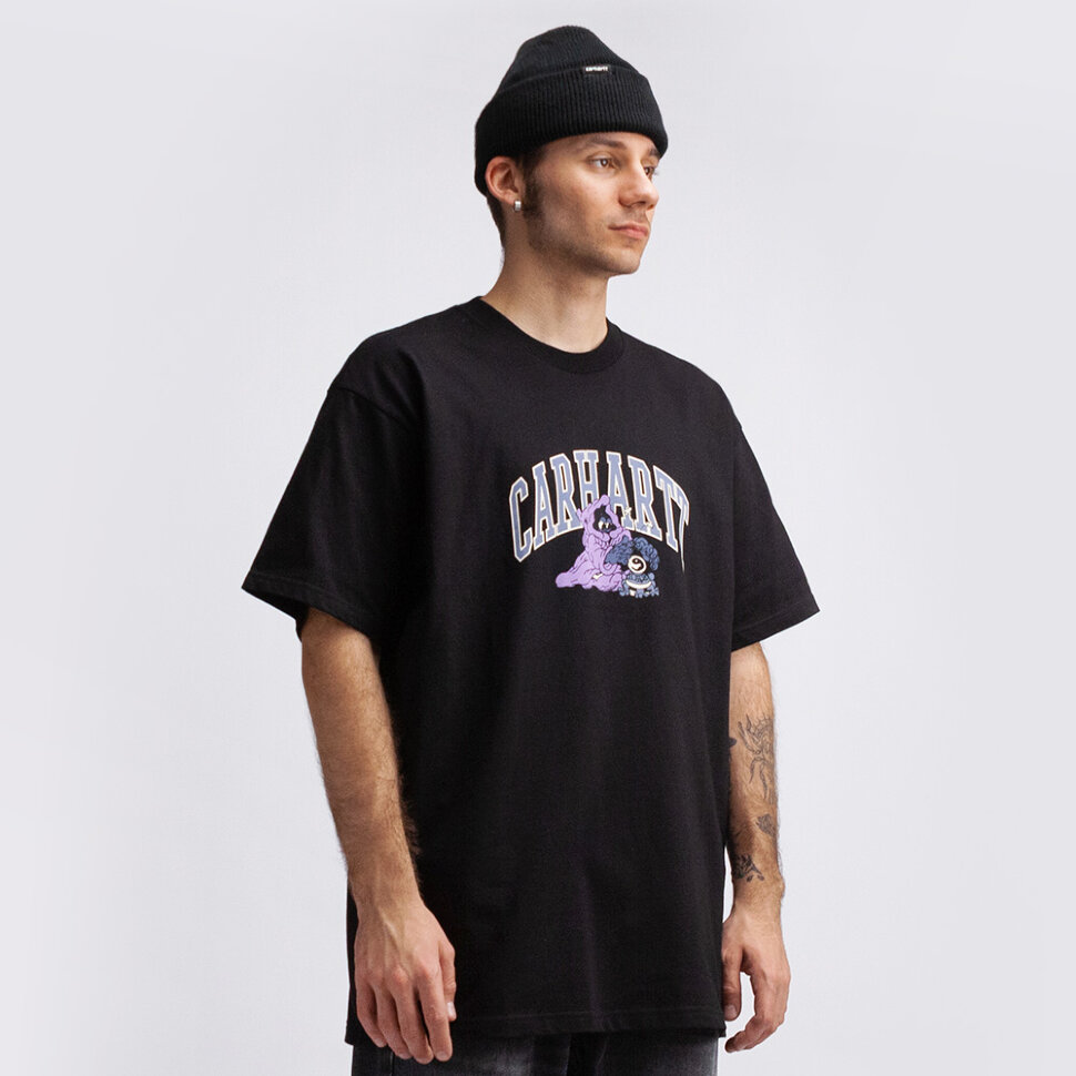 Футболка CARHARTT WIP S/S Kogankult Crystal T-Shirt Black 2021 4064958154525, размер S - фото 1