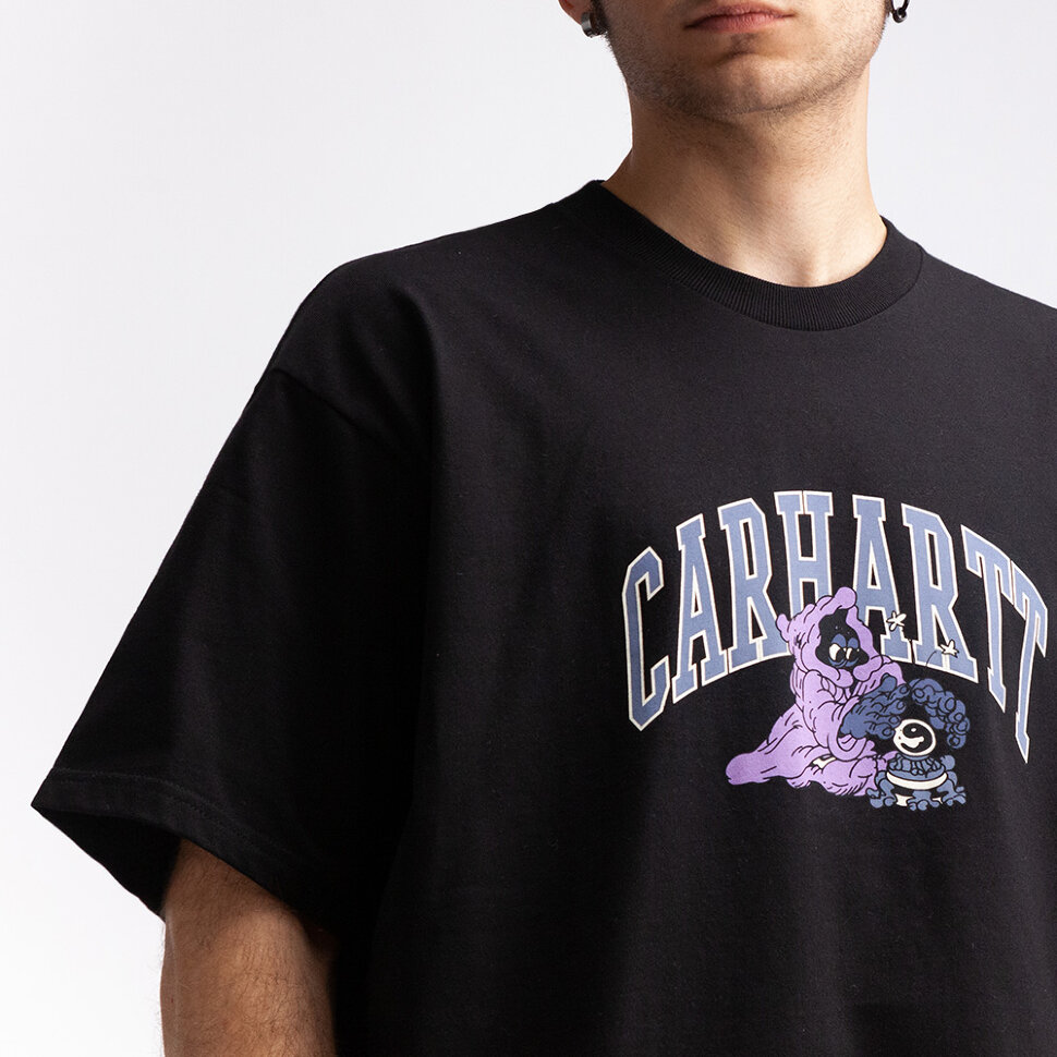 Футболка CARHARTT WIP S/S Kogankult Crystal T-Shirt Black 2021 4064958154525, размер S - фото 3