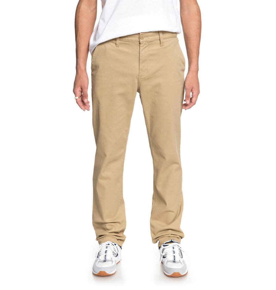 фото Брюки мужские dc shoes wrk str chino m khaki