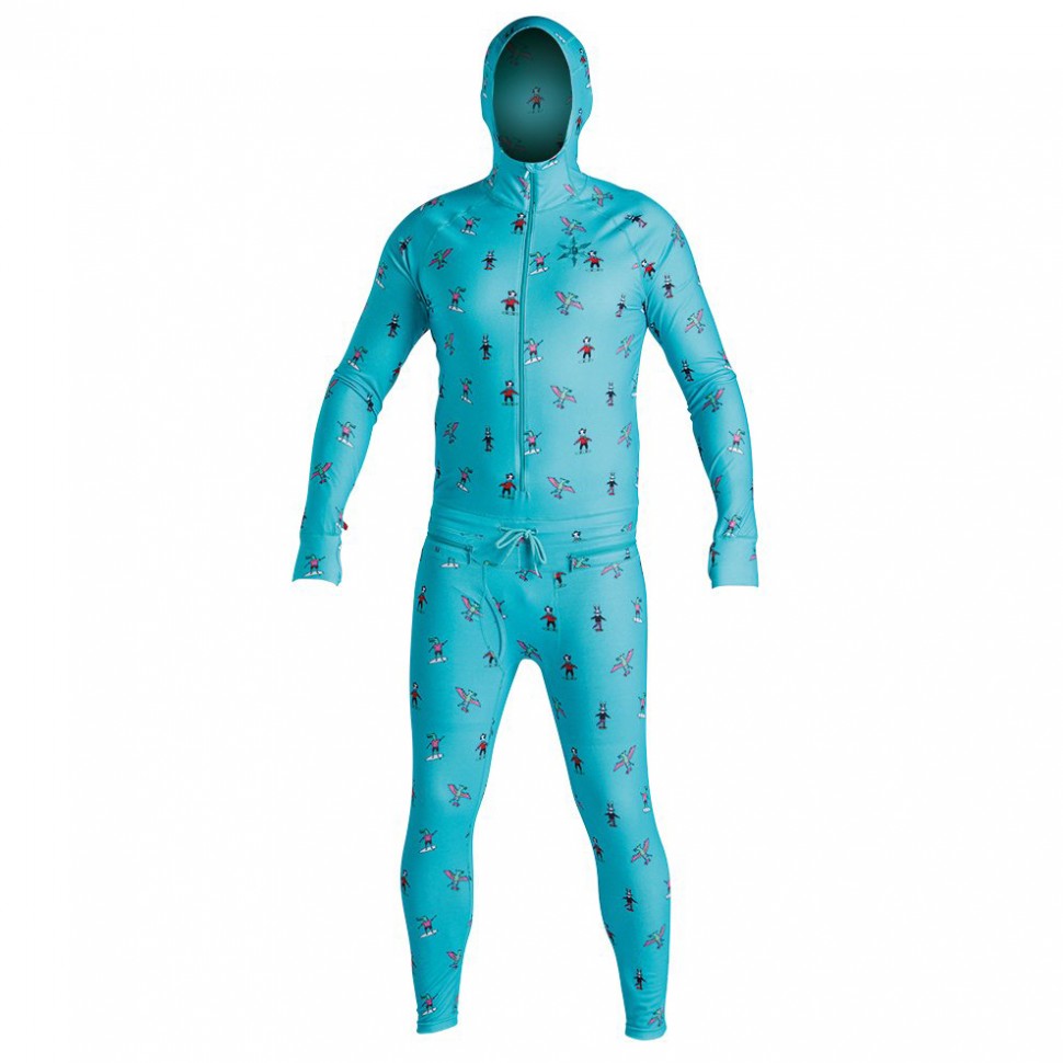 Термокомбинезон мужской AIRBLASTER Classic Ninja Suit Ap Critters 2020 847678134442, размер M, цвет бирюзовый - фото 1