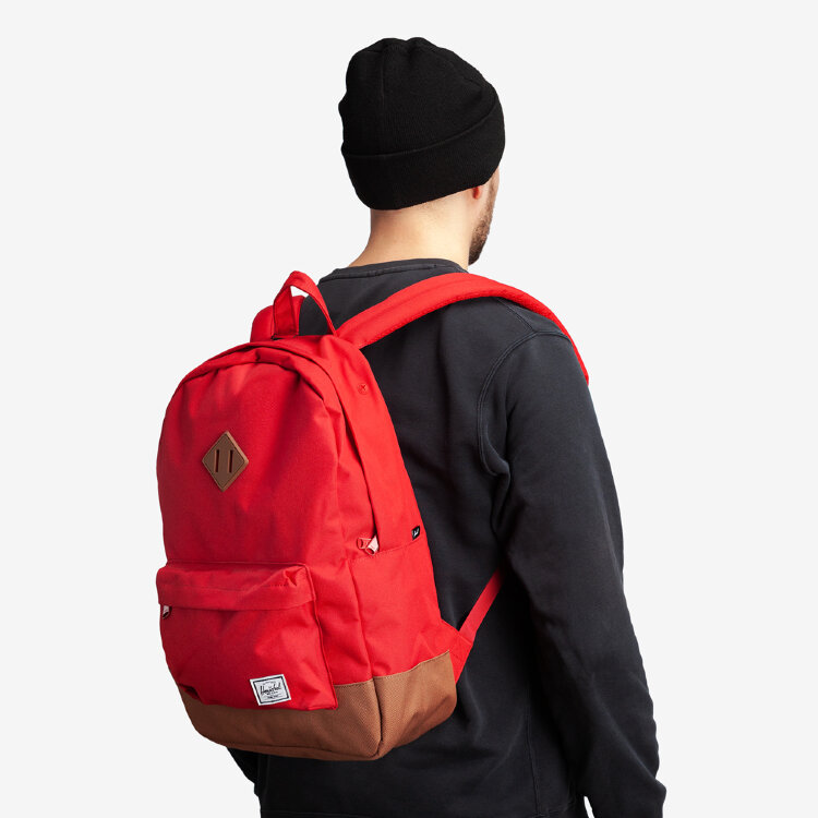 Рюкзак HERSCHEL Heritage Red/Saddle Brown 21.5L 2020, фото 1