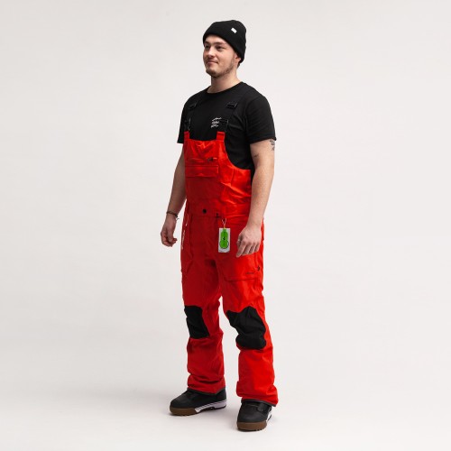 Штаны для сноуборда VOLCOM Roan Bib Overall  Red 2021, фото 1