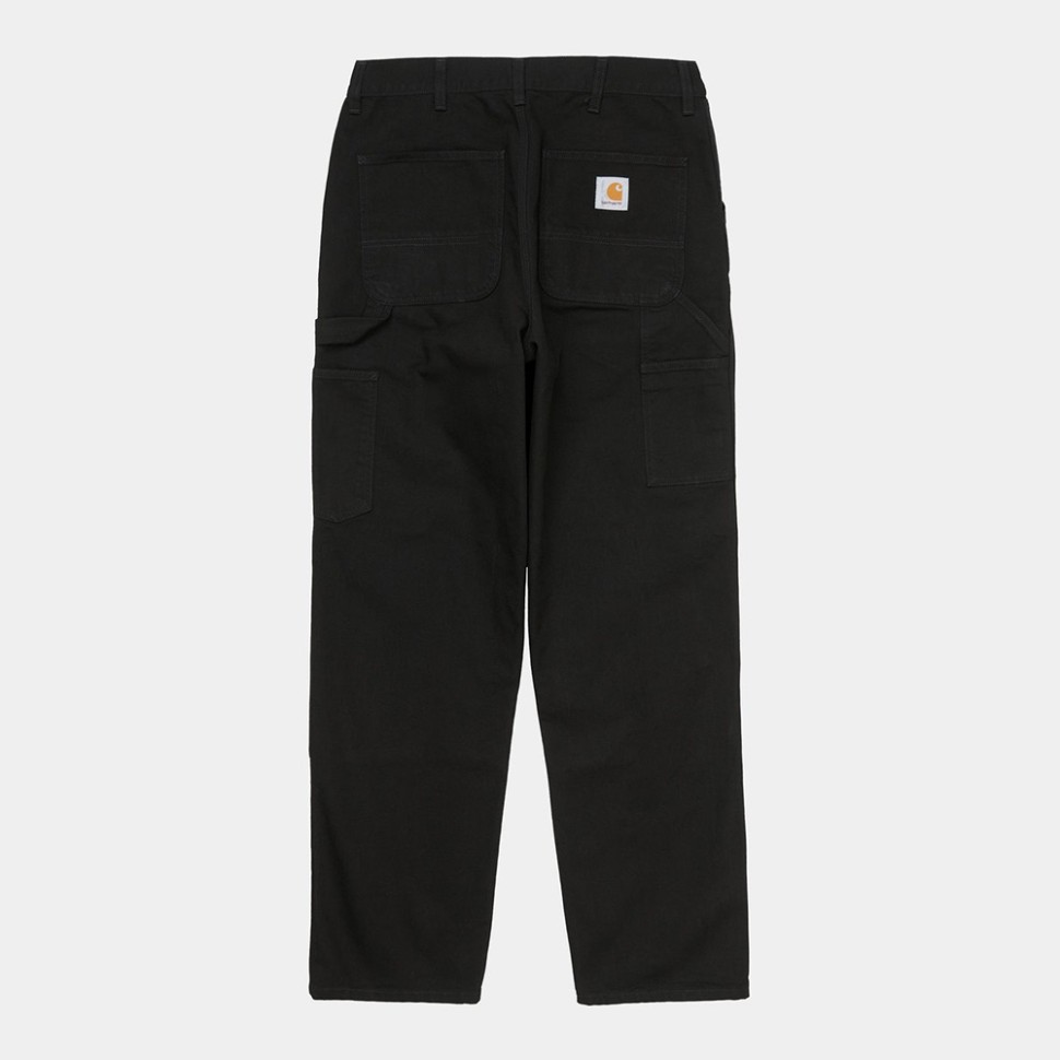 Брюки CARHARTT WIP Double Knee Pant Black (Rinsed) 2023 фото 2