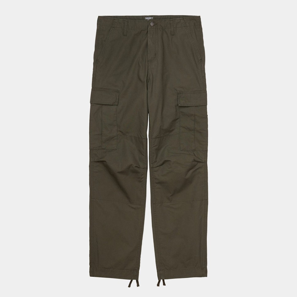 Брюки CARHARTT WIP Regular Cargo Pant Cypress (Rinsed) фото 2