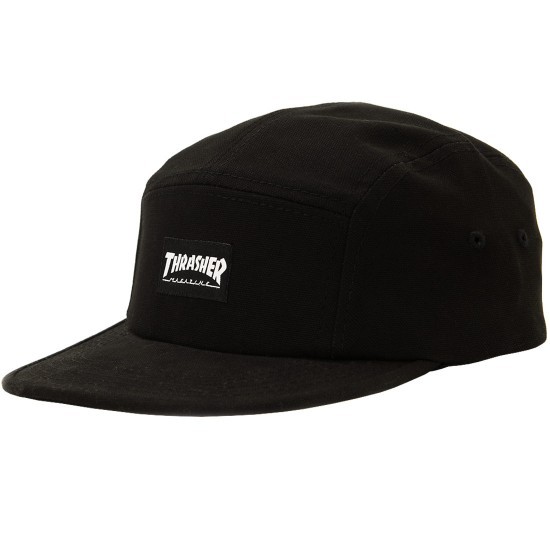 Кепка THRASHER 5-Panel Cap Black 2021