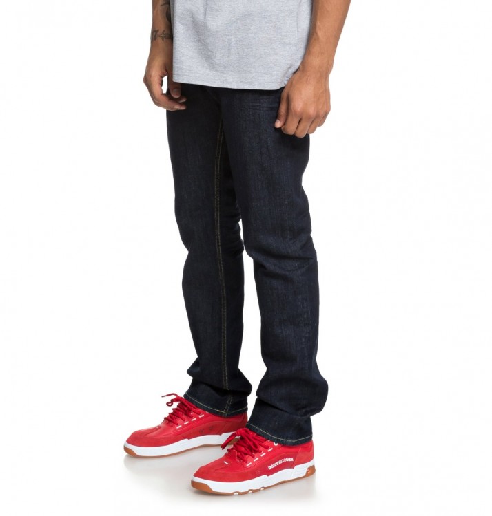 Джинсы DC SHOES Worker Straight M Indigo Rinse, фото 3