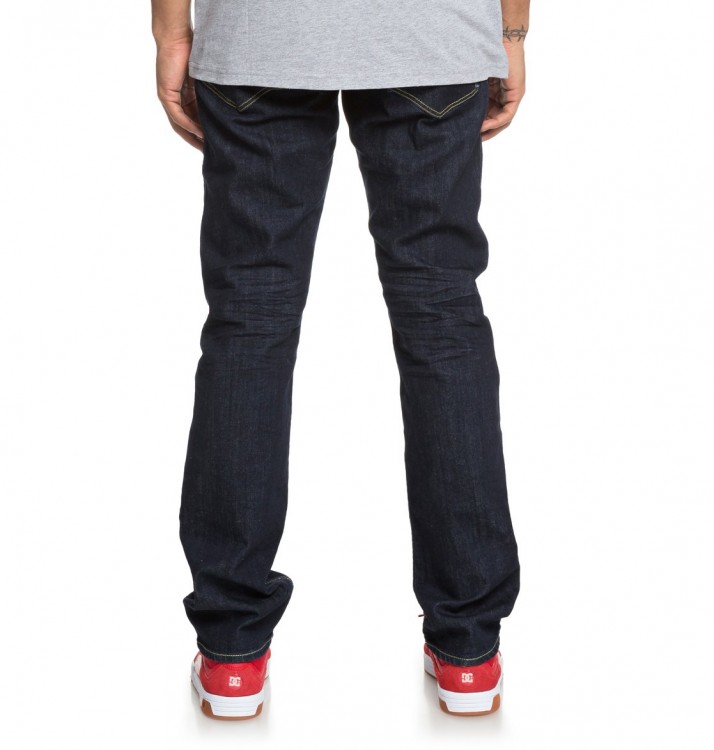 Джинсы DC SHOES Worker Straight M Indigo Rinse, фото 6