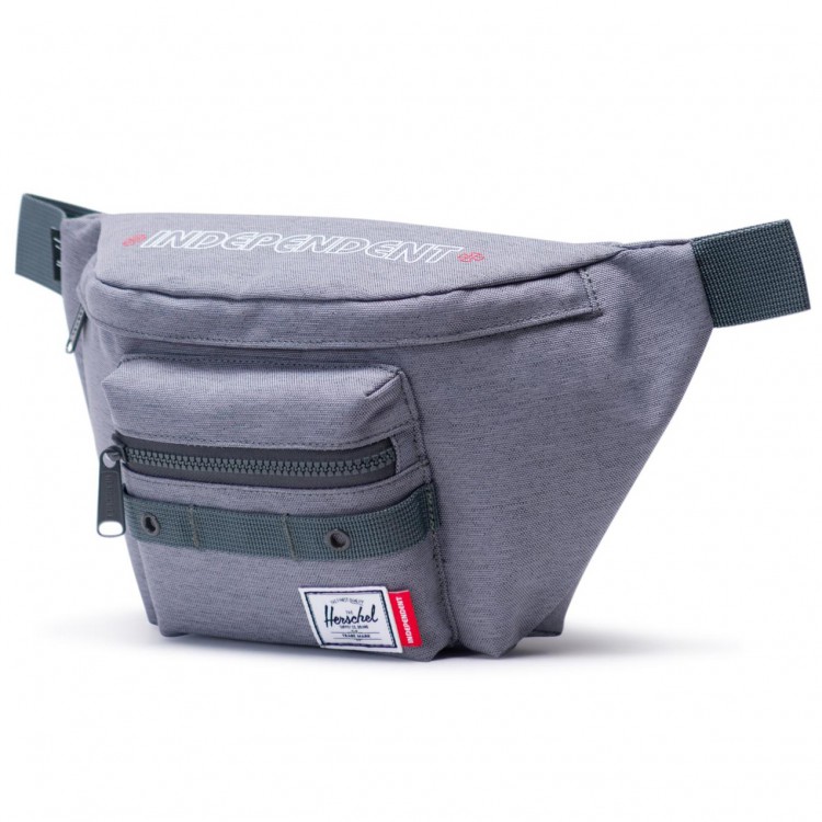 Сумка на пояс HERSCHEL Independent Seventeen Mid Grey Crosshatch/Dark Shadow, фото 2