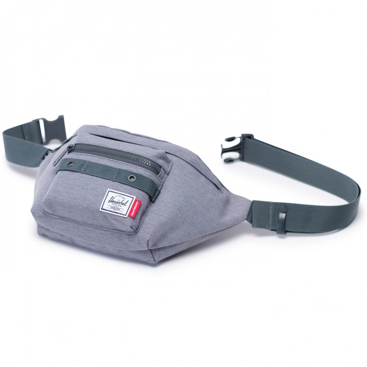 Сумка на пояс HERSCHEL Independent Seventeen Mid Grey Crosshatch/Dark Shadow, фото 3