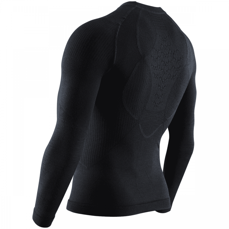 Термокофта мужская X-BIONIC Apani® 4.0 Merino Shirt Round Neck Lg Sl Men Black/Black 2021, фото 2