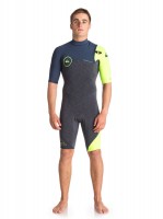 Гидрокостюм мужской QUIKSILVER 22 Hl Zl Ss Heather Slate/ Slate/ Safety Y Гидрокостюм мужской QUIKSILVER 22 Hl Zl Ss Heather Slate/ Slate/ Safety Y