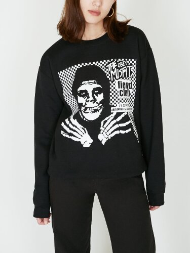 Свитшот женский OBEYxMISFITS Misfits Fiend Club Halloween Black, фото 1
