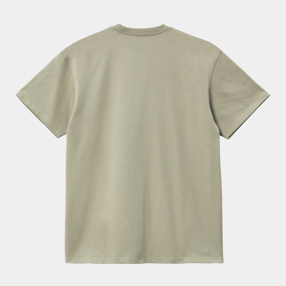 Футболка CARHARTT WIP S/S Chase T-Shirt Agave/Gold 4064958466154, размер S - фото 2