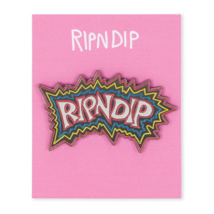 Значок RIPNDIP Big Pussy Energy Pin Multi, фото 1