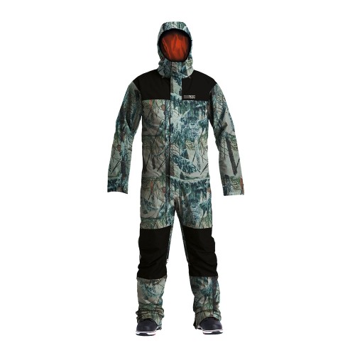 Комбинезон для сноуборда мужской AIRBLASTER Insulated Freedom Suit Green Yetiflag 2024, фото 1