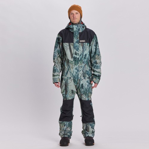 Комбинезон для сноуборда мужской AIRBLASTER Insulated Freedom Suit Green Yetiflag 2024, фото 2
