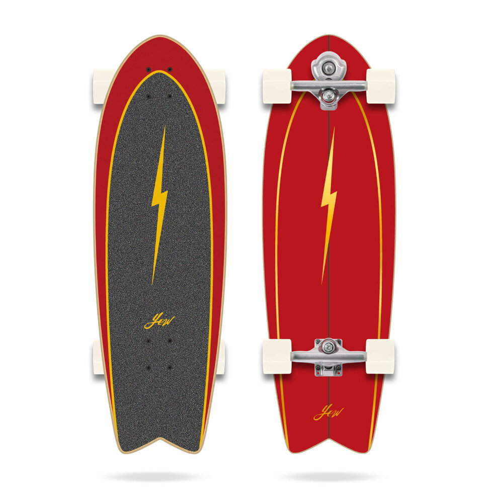 Лонгборд комплект YOW Pipe Power Surfing Series Surfskate  2021 8433975110634 - фото 1