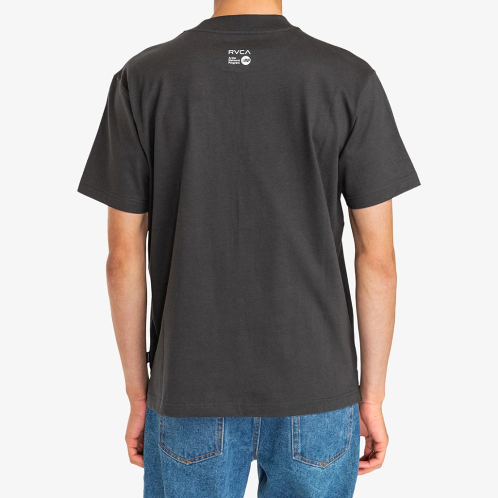 Футболка RVCA Sage Shroom Ss Tee Washed Black фото 2