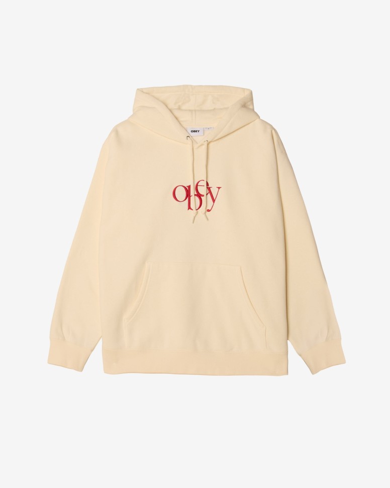 

Худи OBEY Continent Hood FW25 Unbleached