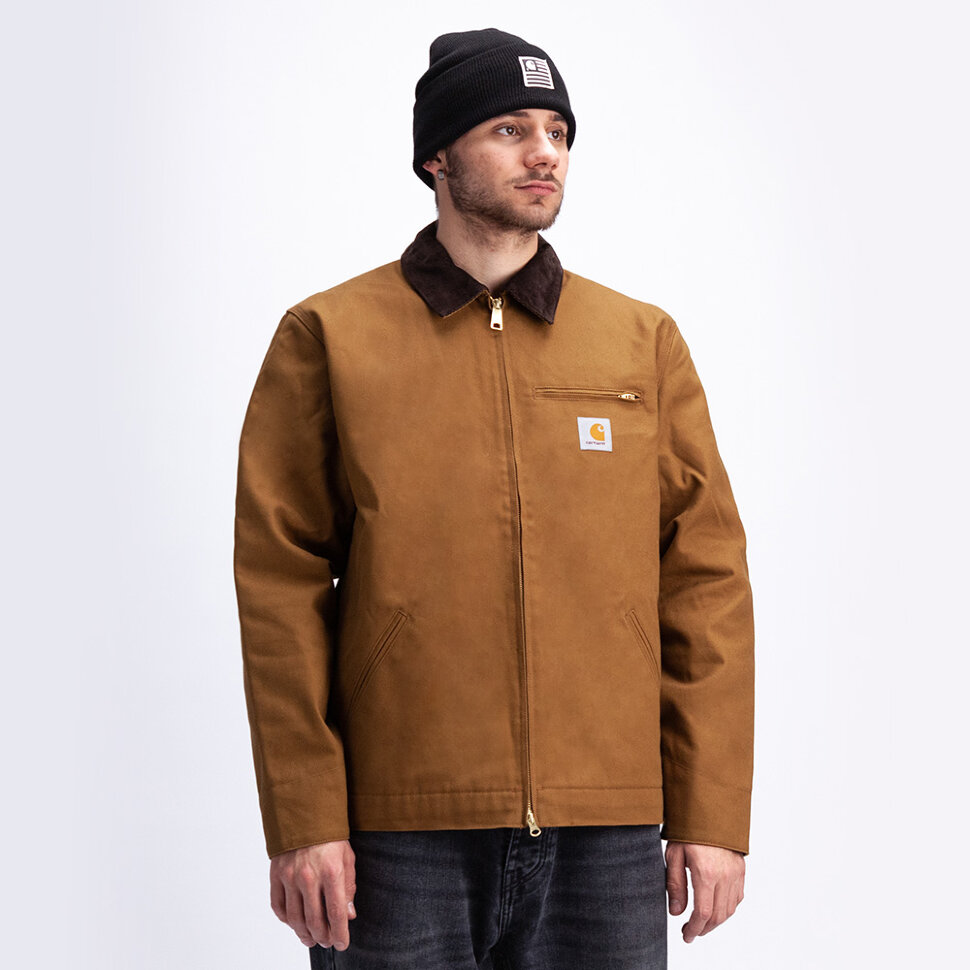 Куртка CARHARTT WIP Detroit Jacket Hamilton Brown / Tobacco (Rigid) 2022 4064958114949, размер S - фото 1