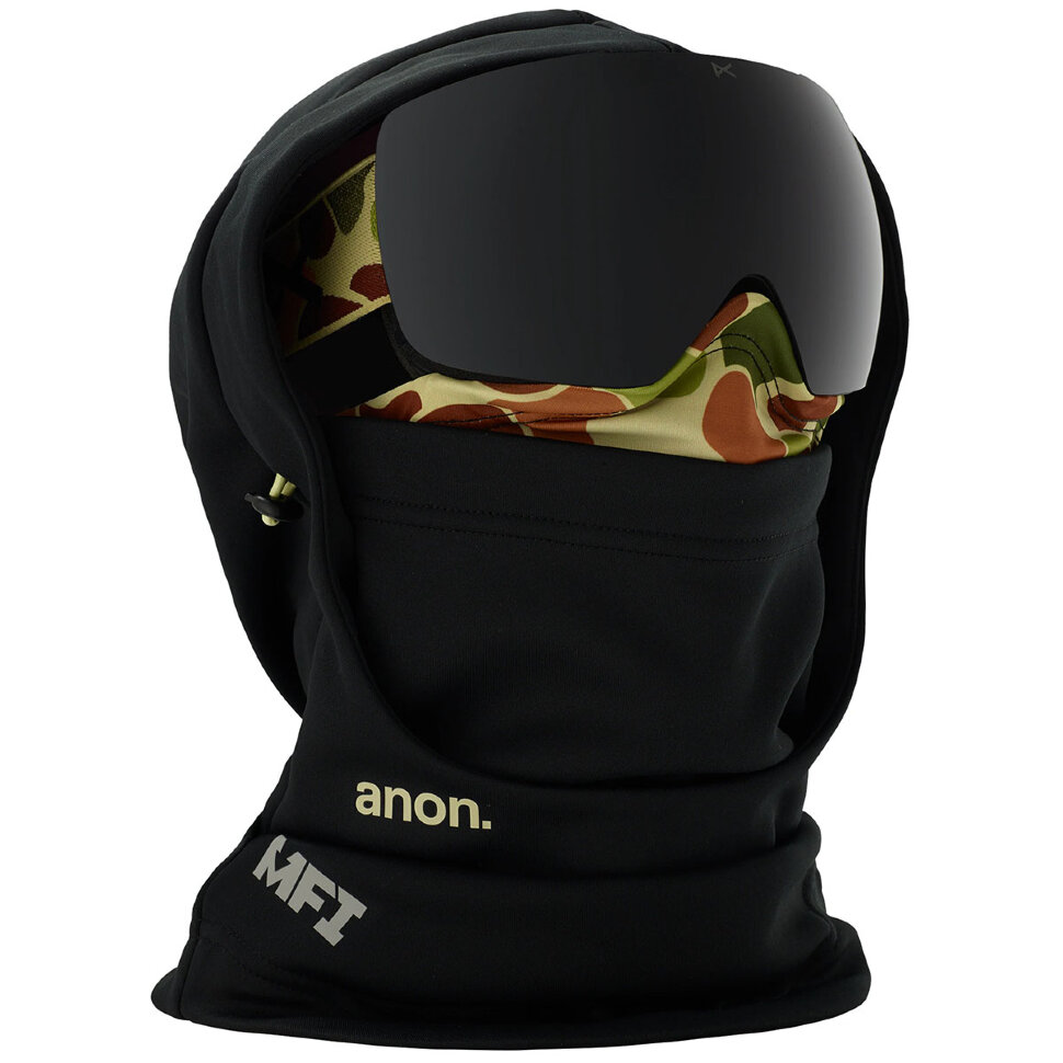

Флисовый капюшон ANON M Mfi Hood Clava Black 2022