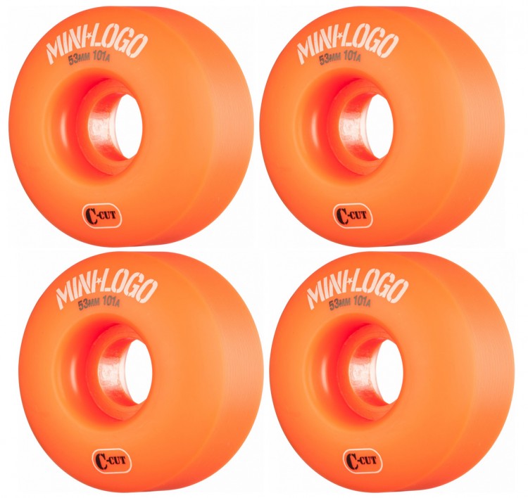 Колеса для cкейтборда MINI LOGO Mini Logo C-Cut Orange 53мм 101A 2020, фото 1