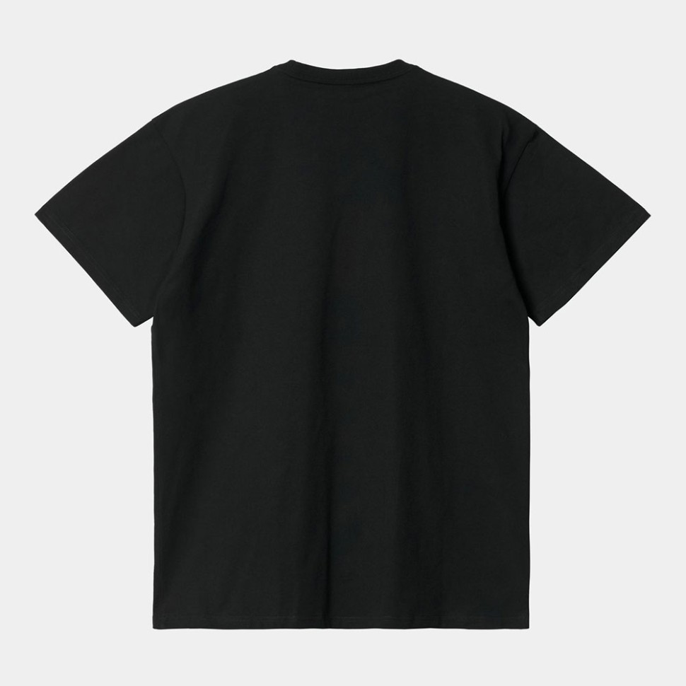 Футболка CARHARTT WIP S/S Chase T-Shirt Black/Gold 4064958104155, размер M - фото 2