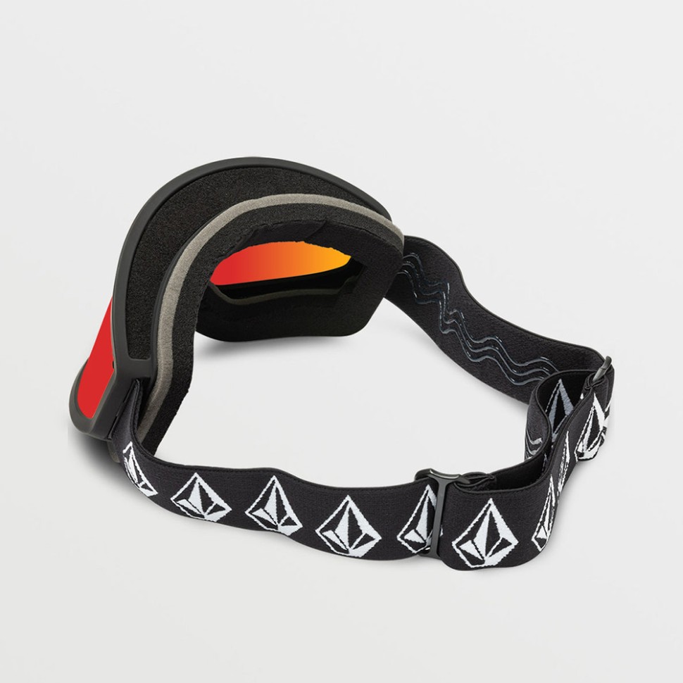 Маска горнолыжная VOLCOM Footprints Matte Black Stone Red Chrome 2024 фото 4