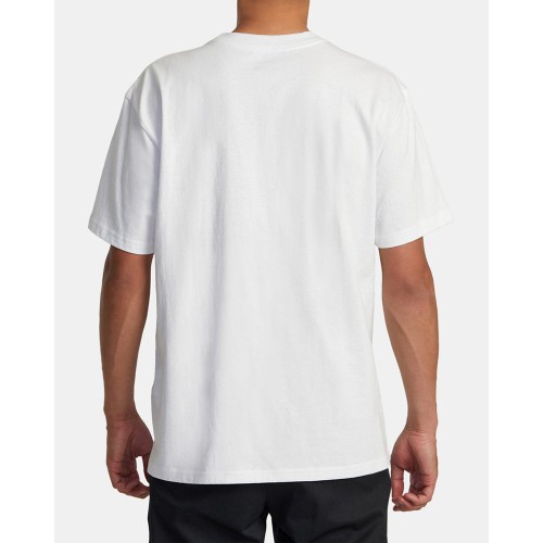 Футболка RVCA No Comply Ss Tee White, фото 2