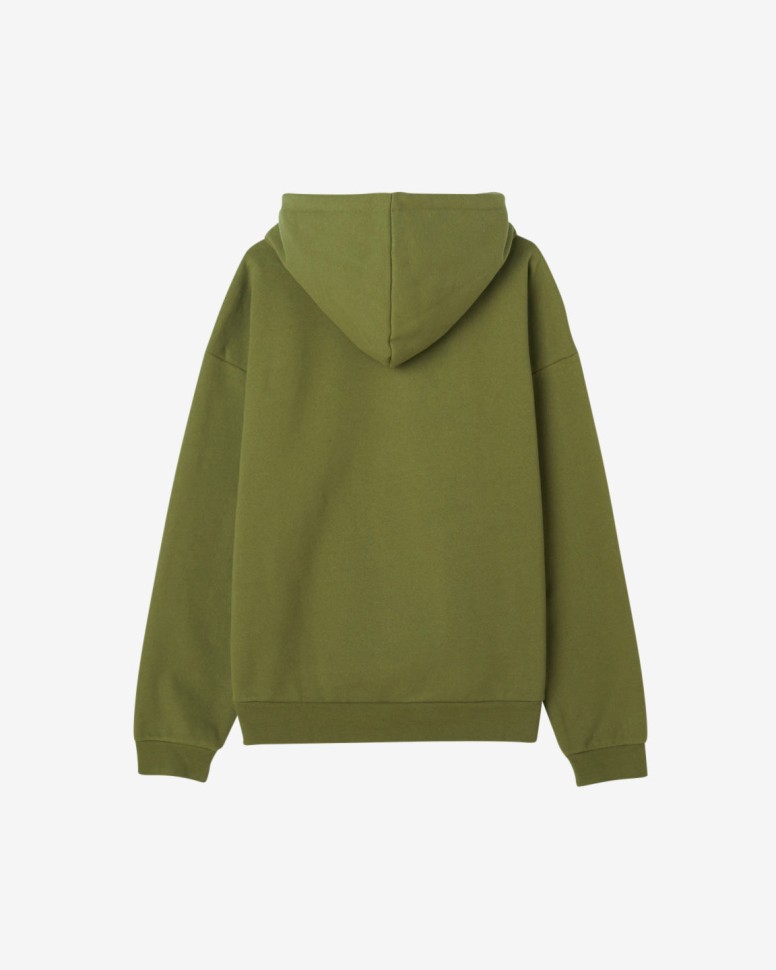 Худи OBEY Massive Extra Heavy Hood FW25 Moss Green фото 2