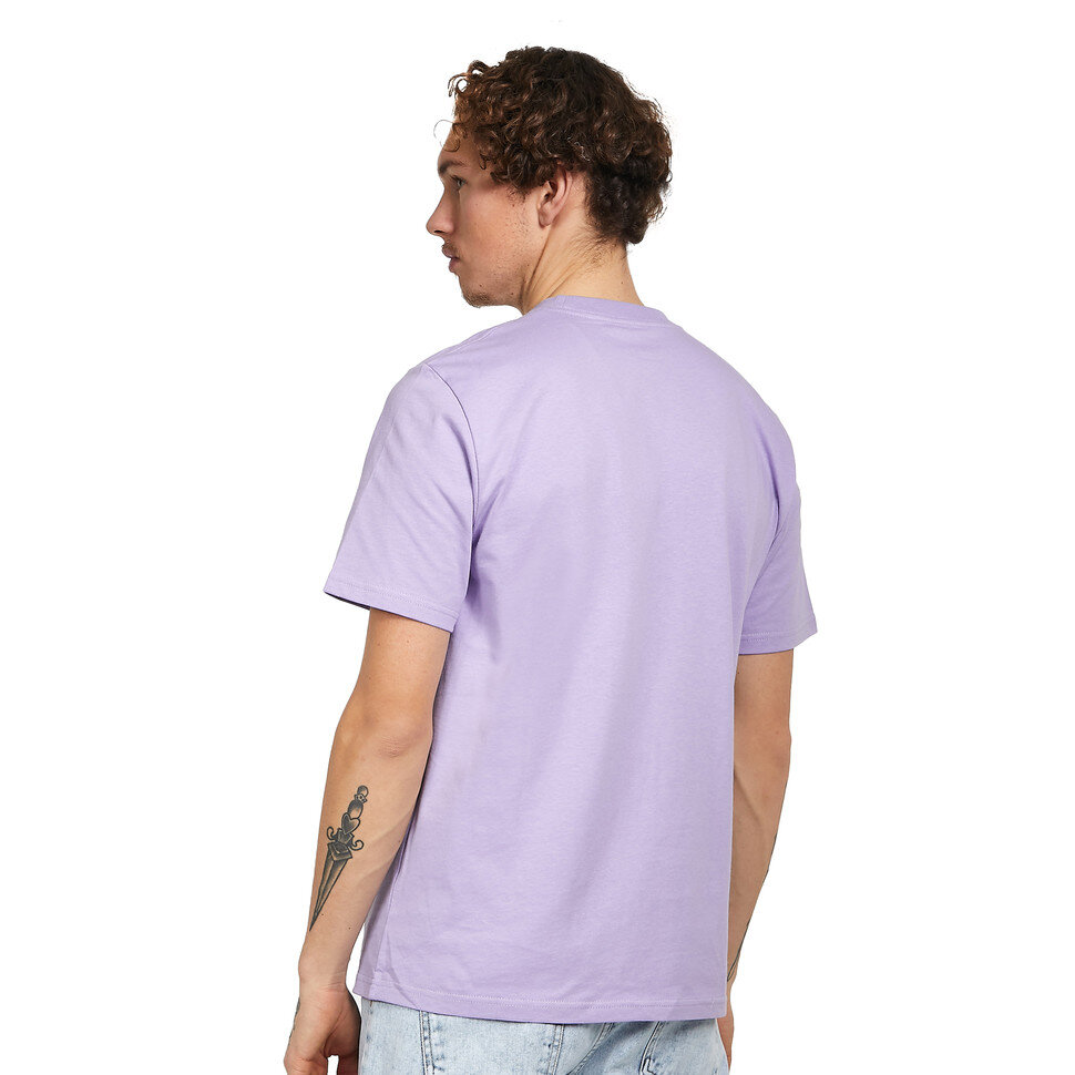 Футболка CARHARTT WIP S/S Multi Star Script T-Shirt Soft Lavender / Mizar 2022 фото 2