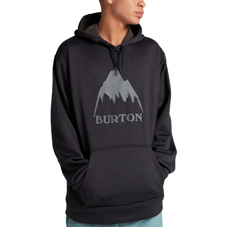 Толстовка мужская BURTON M Oak Po TRUE BLACK HEATHER, фото 1