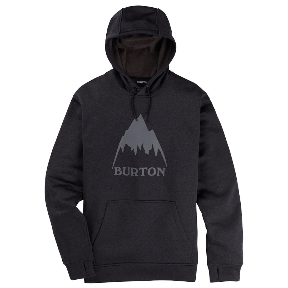 Толстовка мужская BURTON M Oak Po TRUE BLACK HEATHER фото 3